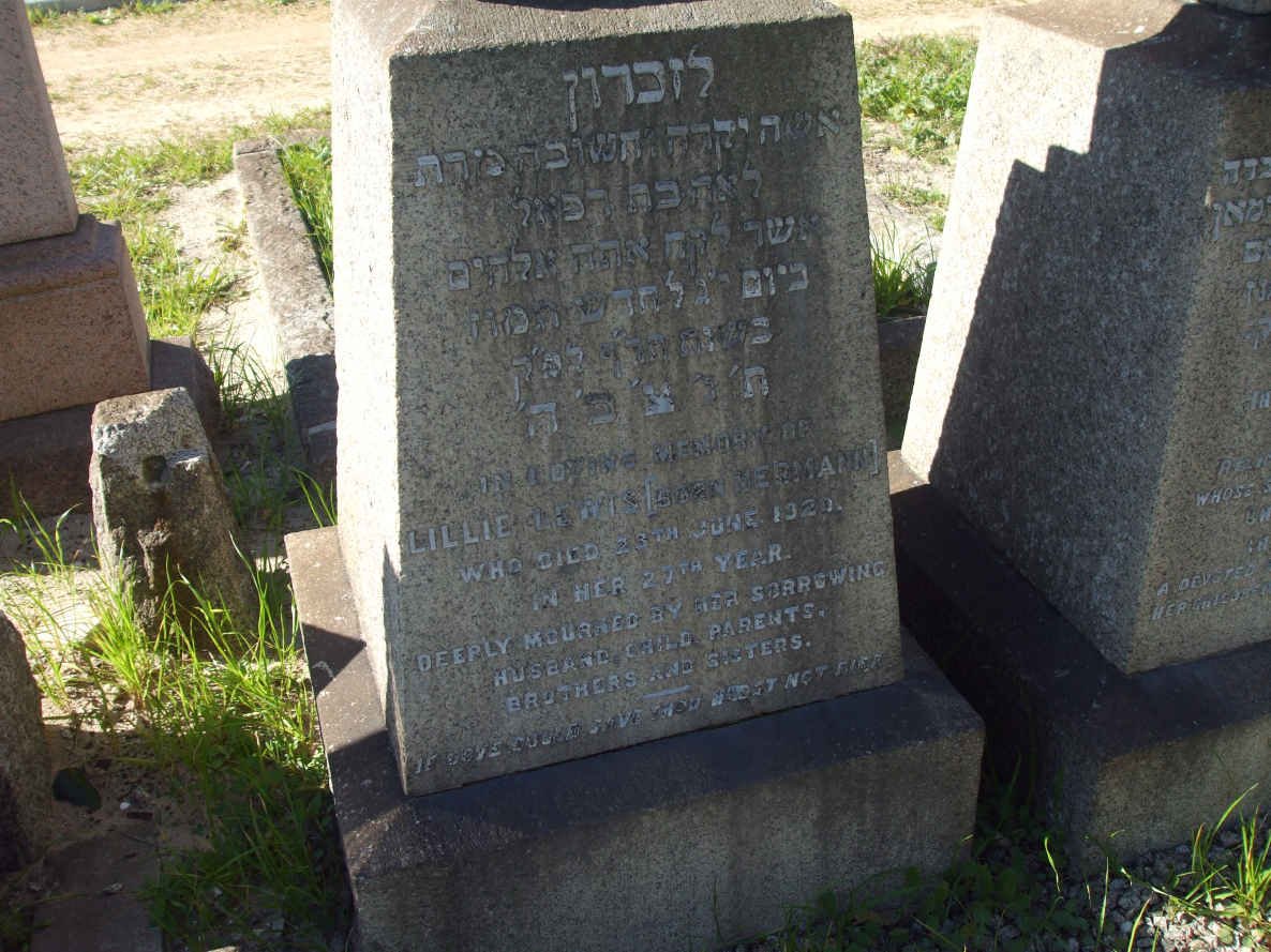 LEWIS Lillie nee HERMANN -1920 
