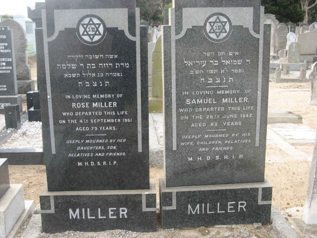 MILLER Samuel -1942 &amp; Rose -1961