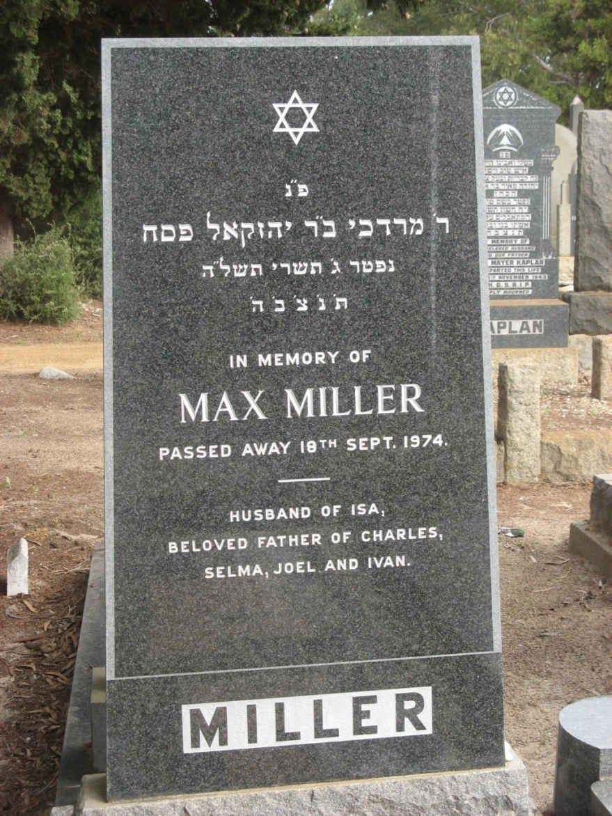 MILLER Max -1974