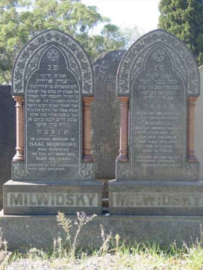 MILWIDSKY Isaac -1917 &amp; Rachelle