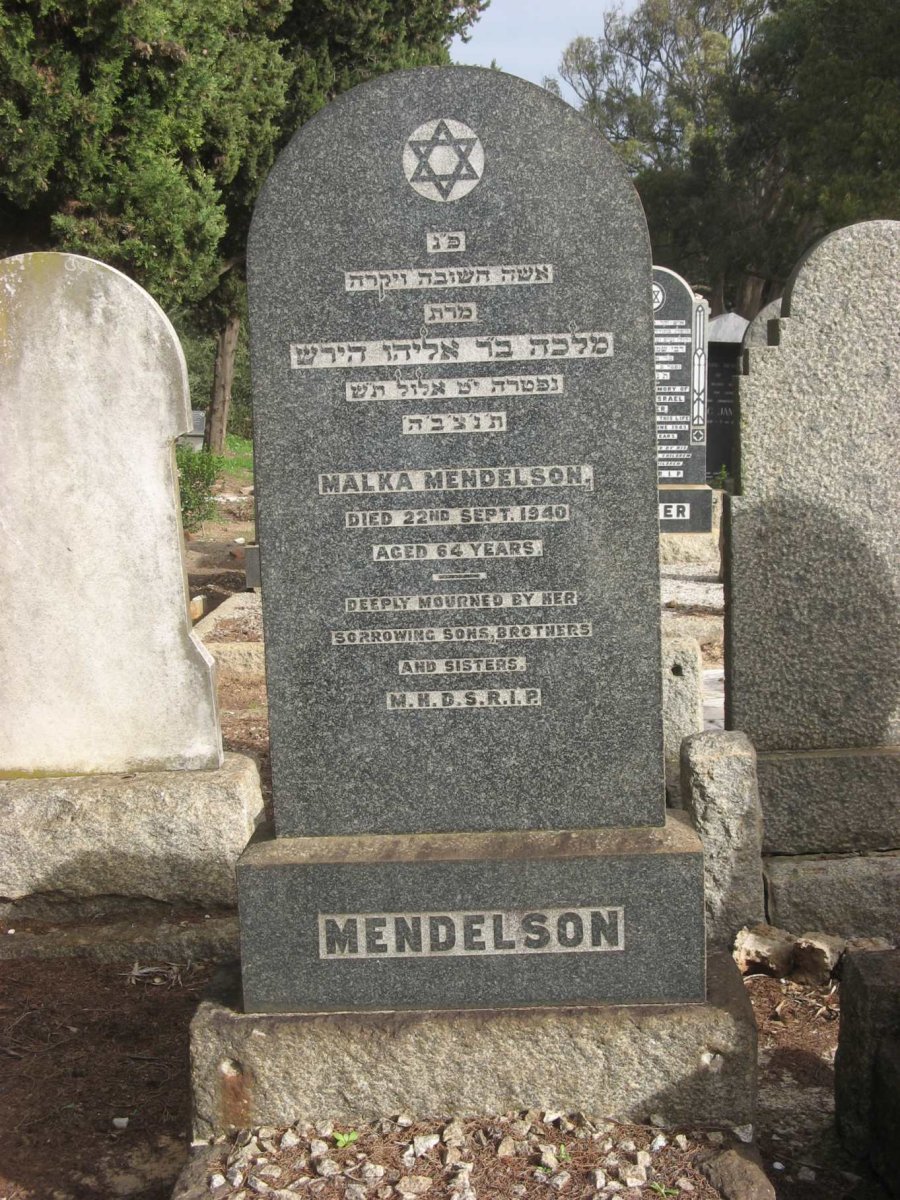 MENDELSON Malka -1940