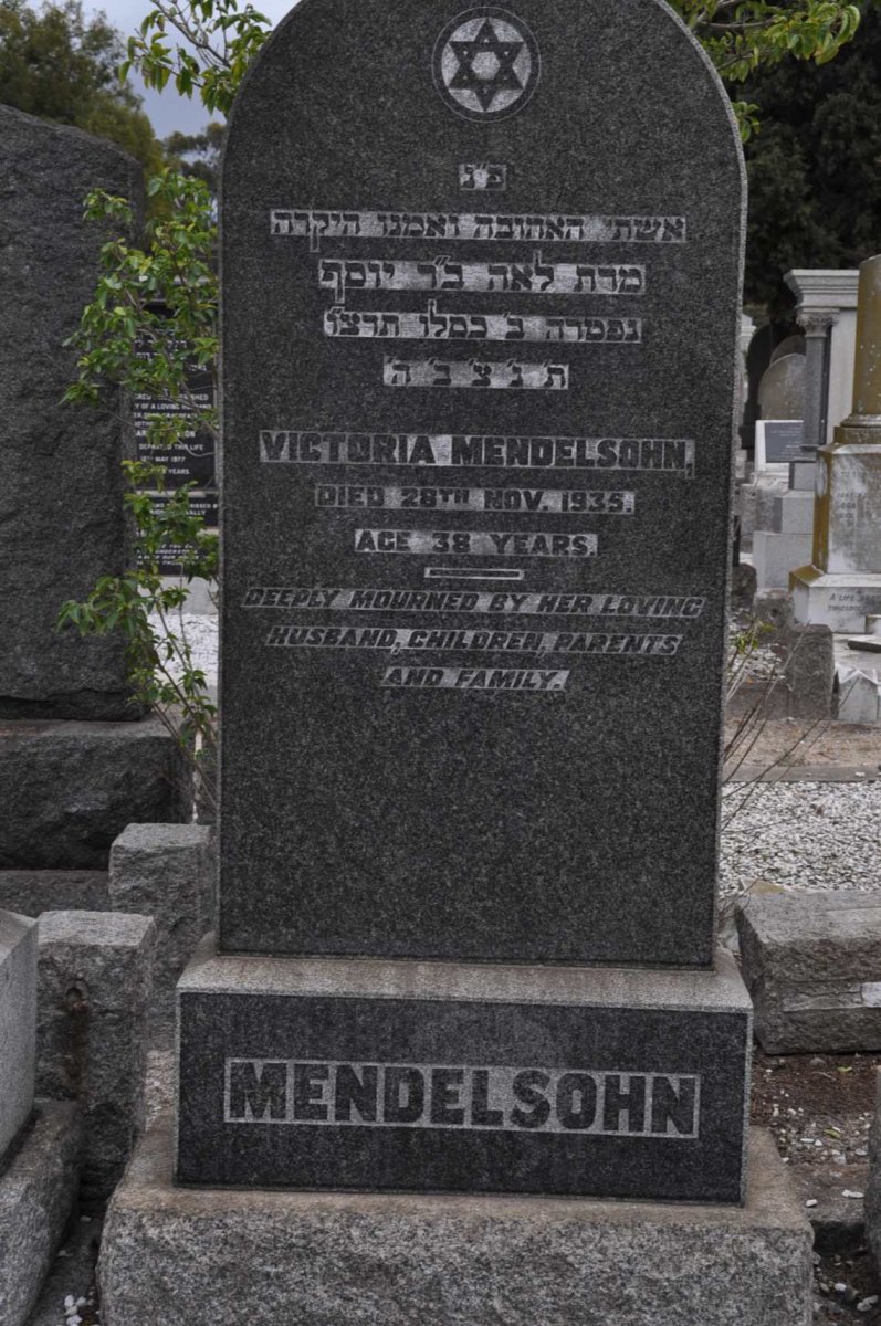 MENDELSOHN Victoria -1935