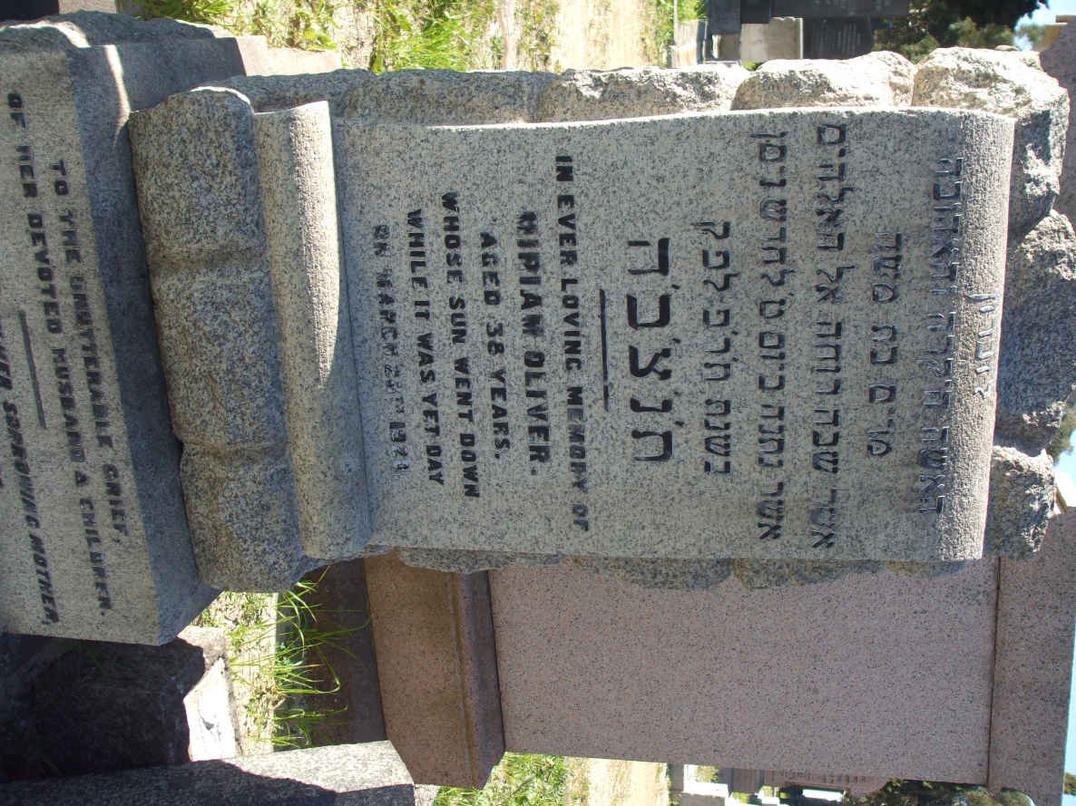 OLIVER Miriam -1924 