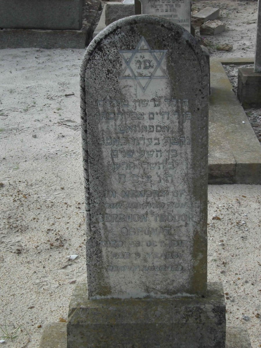 OSPOVAT Gershon Teodor -1917