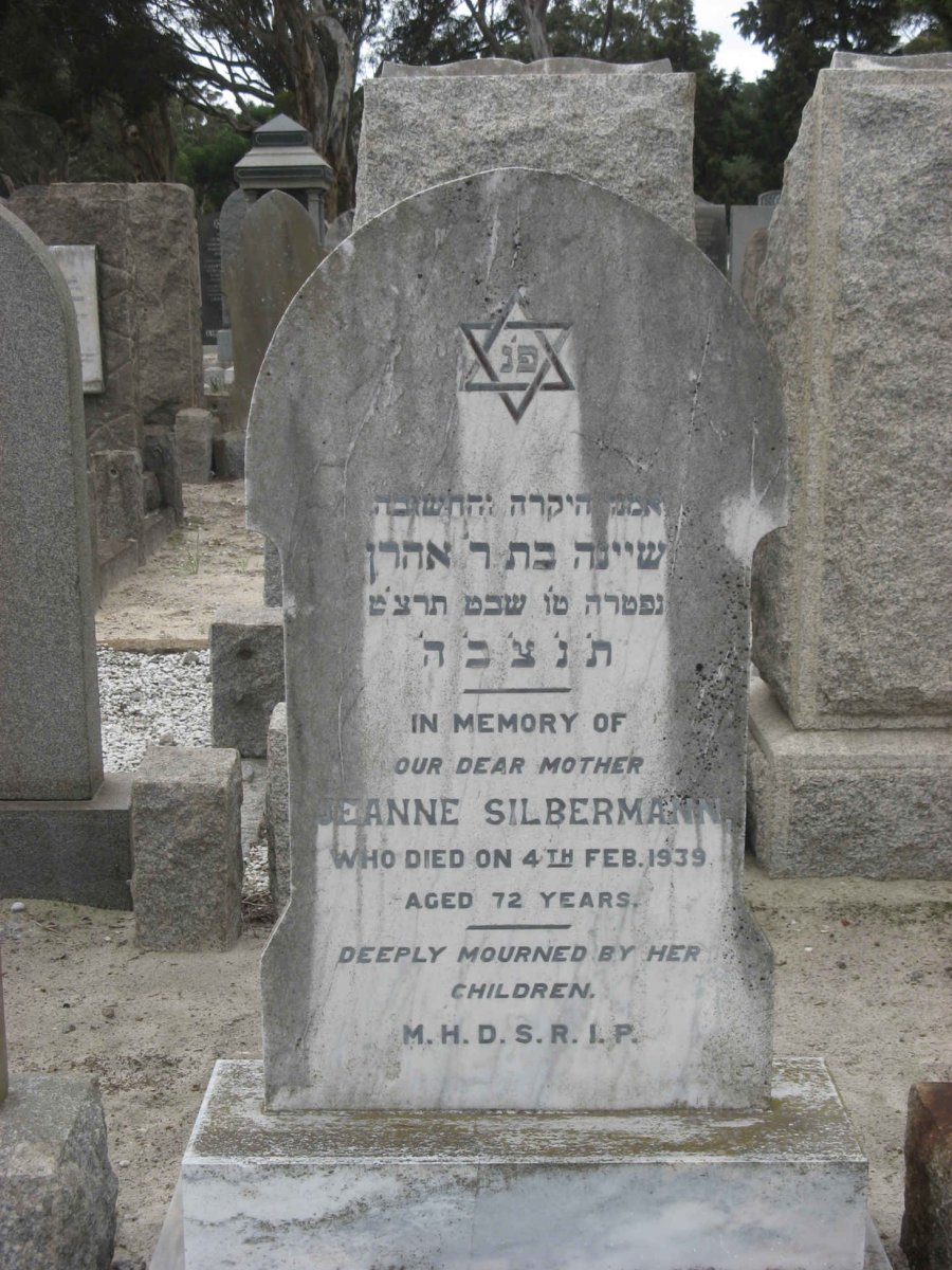 SILBERMANN Jeanne -1939