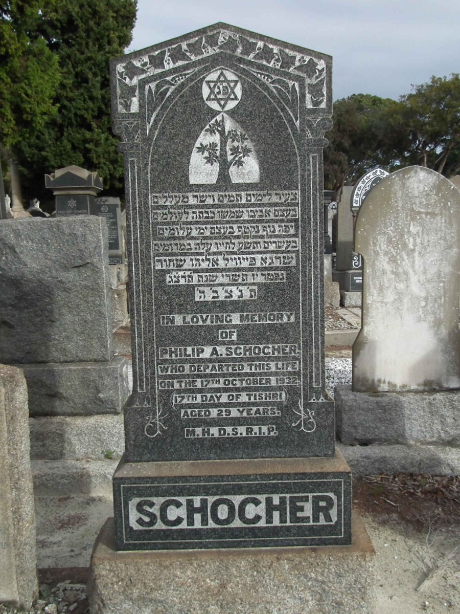 SCHOCHER Philip A. -1932