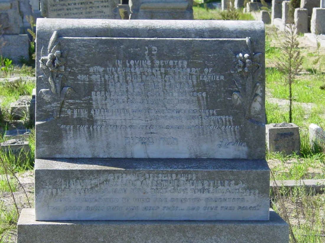 SILVA Horace M. 1866-1936  &amp; Linda Esther MARTINEZ 1878-19??
