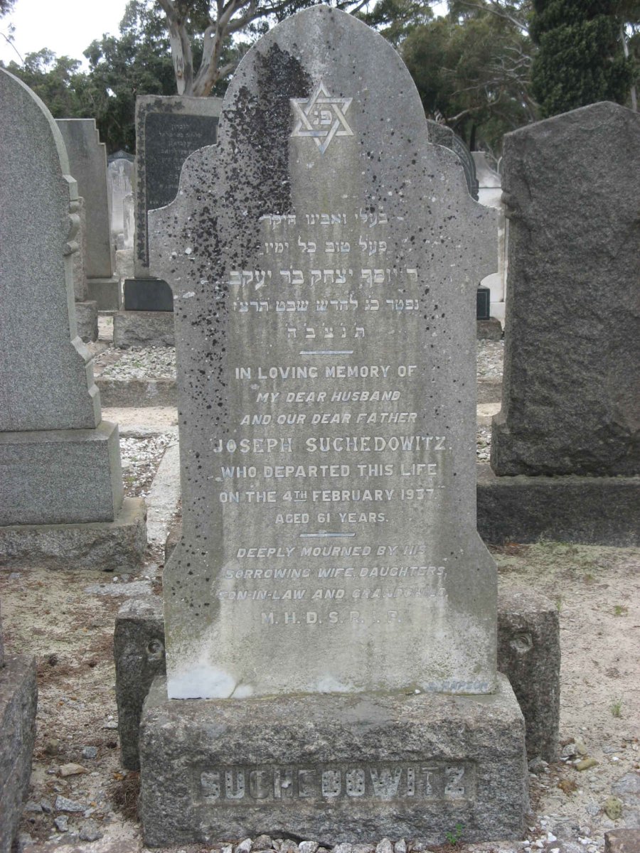 SUCHEDOWITZ Joseph -1937