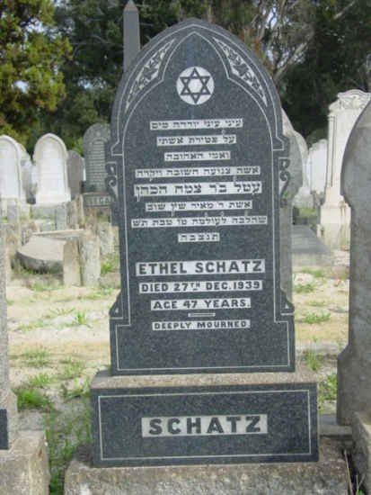 SCHATZ Ethel -1939