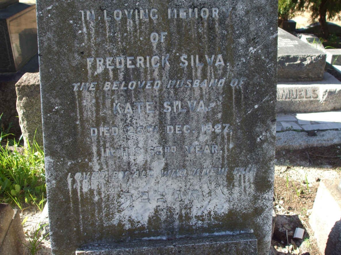 SILVA Frederick -1927
