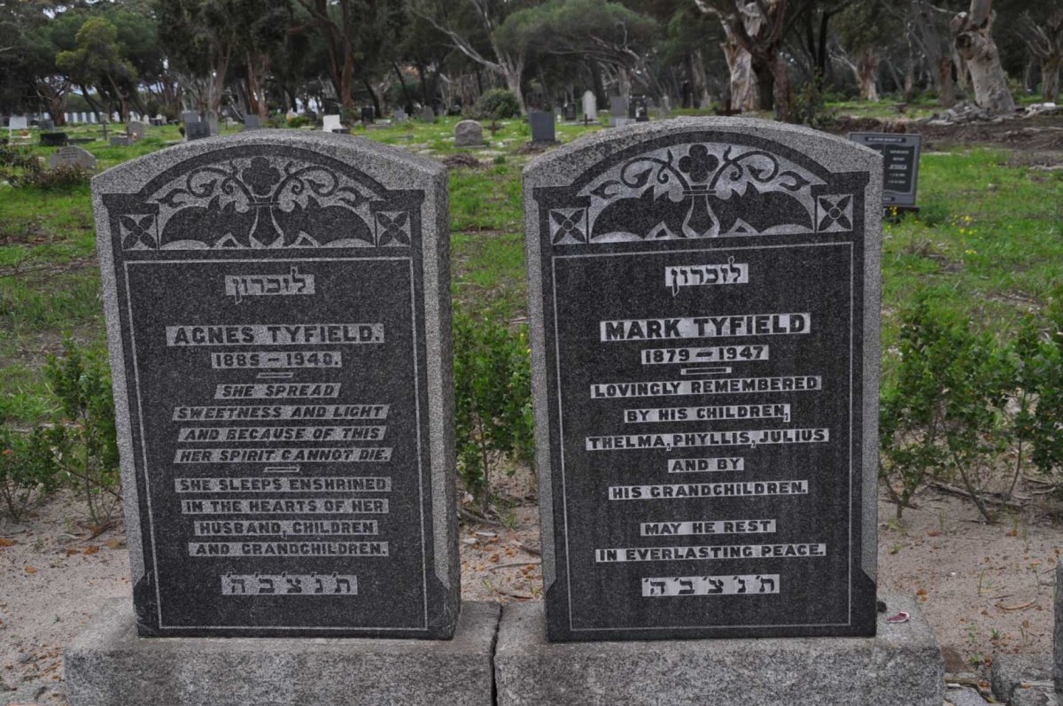 TYFIELD Mark 1879-1947 &amp; Agnes 1885-1940