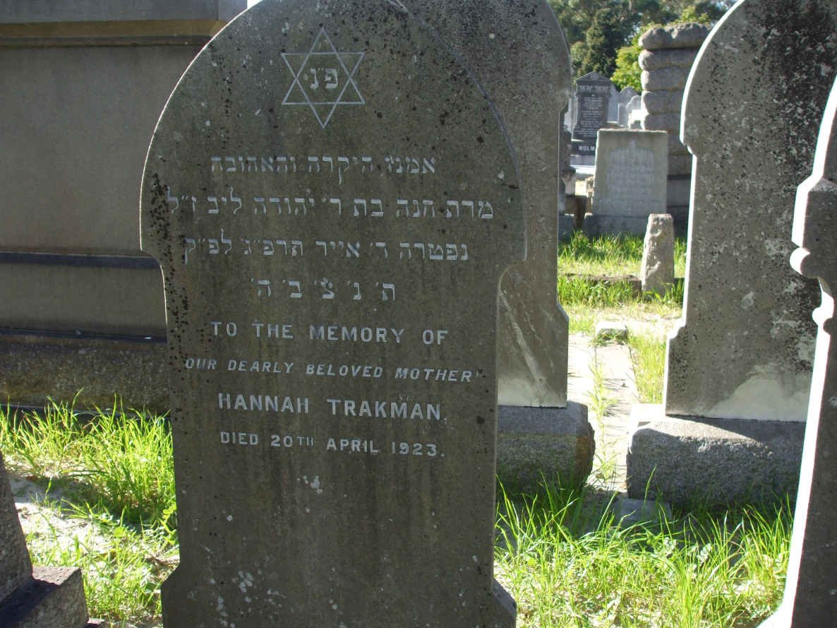 TRACKMAN Hannah -1923