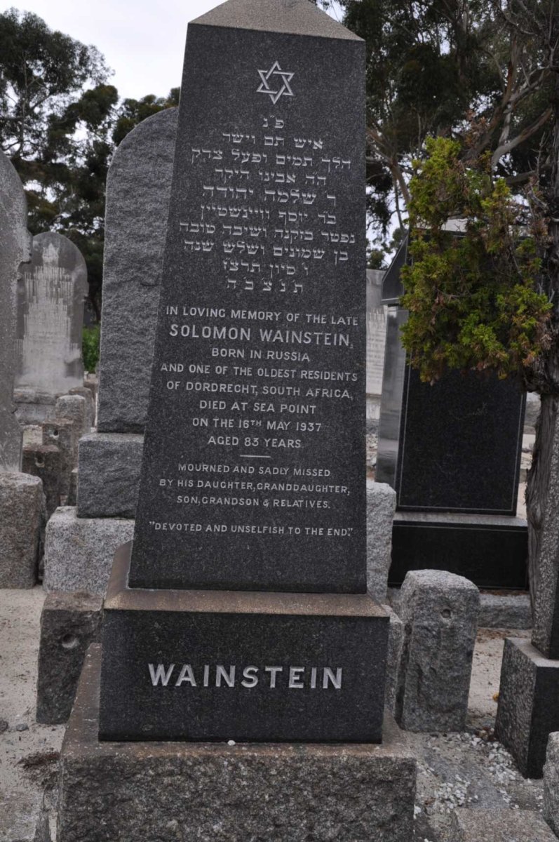 WAINSTEIN Solomon -1937