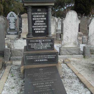 YUDELMAN Israel Jacob -1933 & Bertha Helen BRAUDE -1971