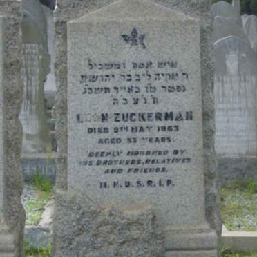 ZUCKERMAN Leon -1963