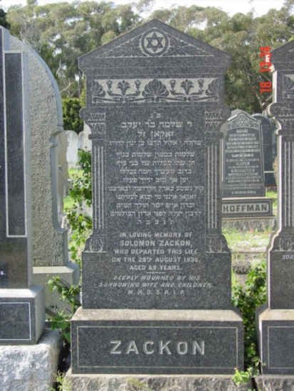 ZACKON Solomon -1936