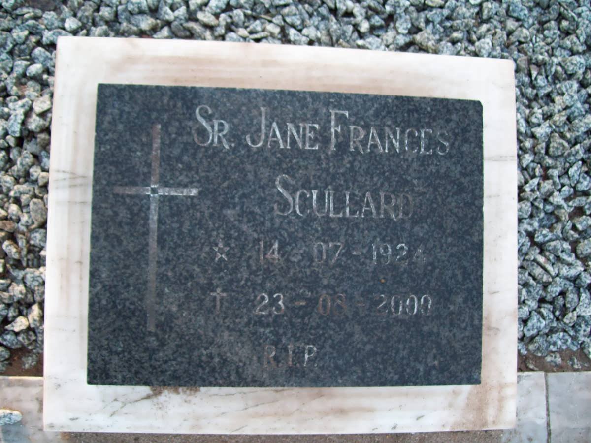 SCULLARD Jane Frances 1924-2000