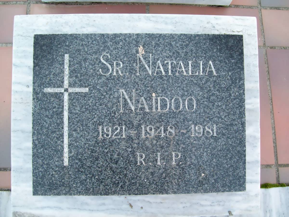NAIDOO Natalia 1921-1981