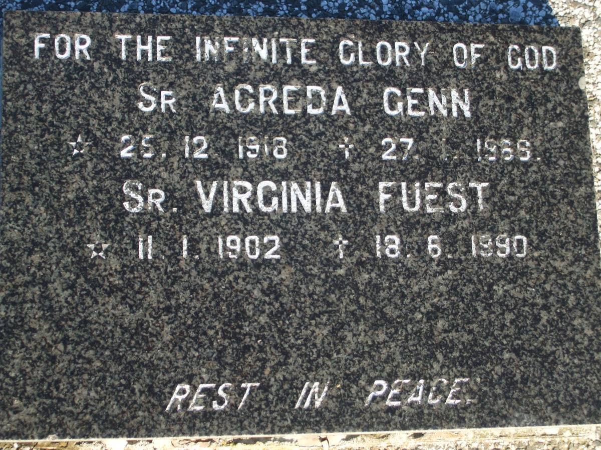 GENN Agreda 1918-1966 :: FEST Virginia 1902-1990