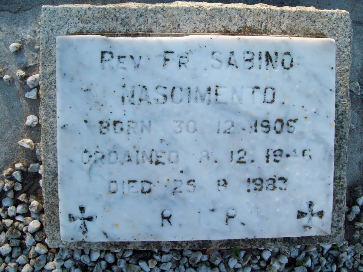NASCIMENTO Sabino 1906-1983