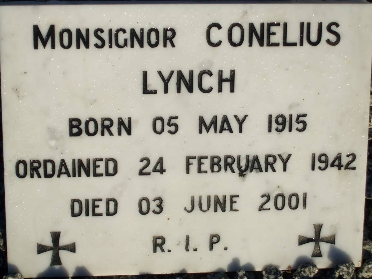 LYNCH Conelius 1915-2001