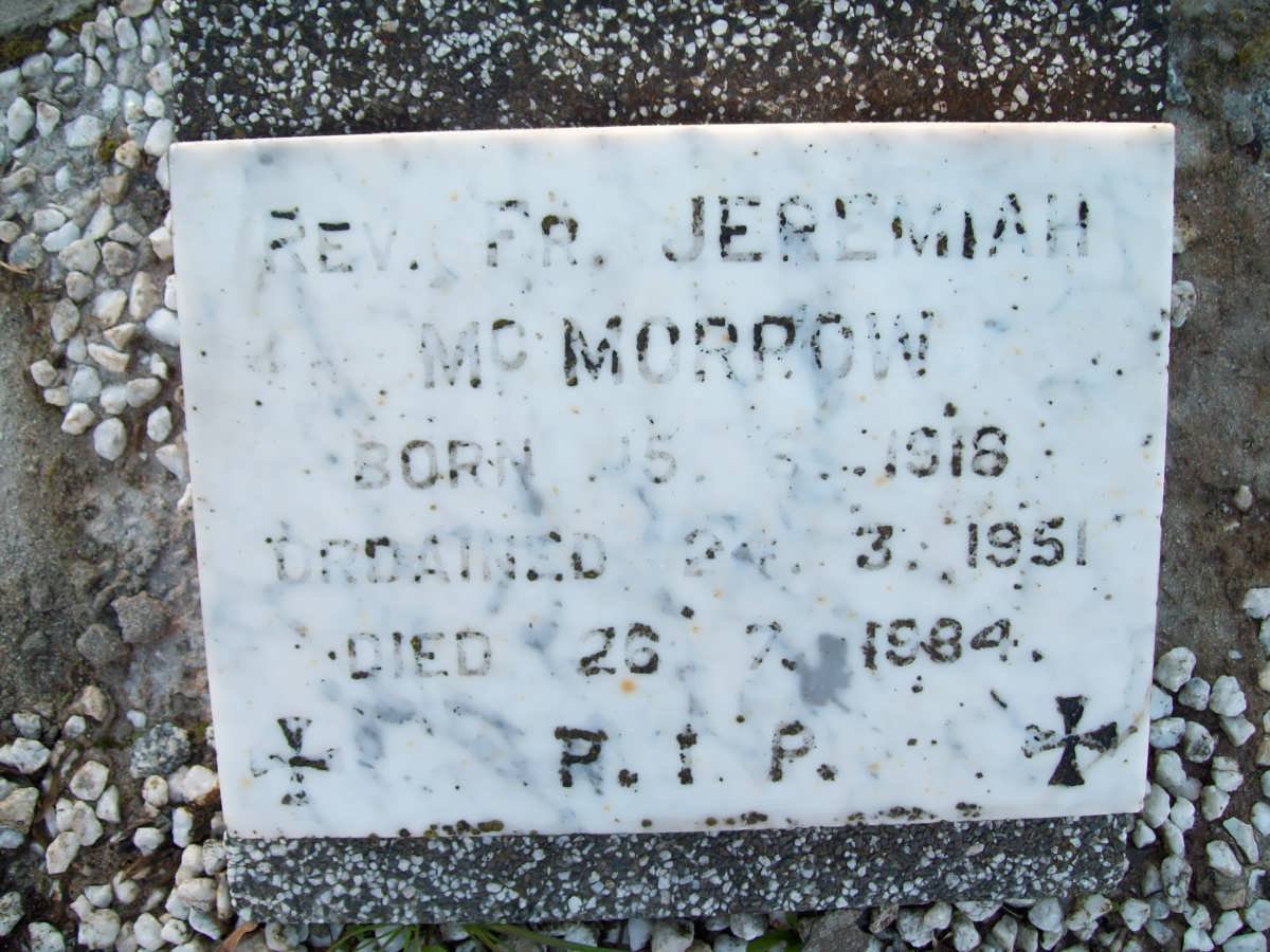 McMORROW Jeremiah 1918-1984