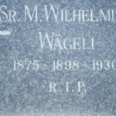WAGELI M. Wilhelmina 1875-1930