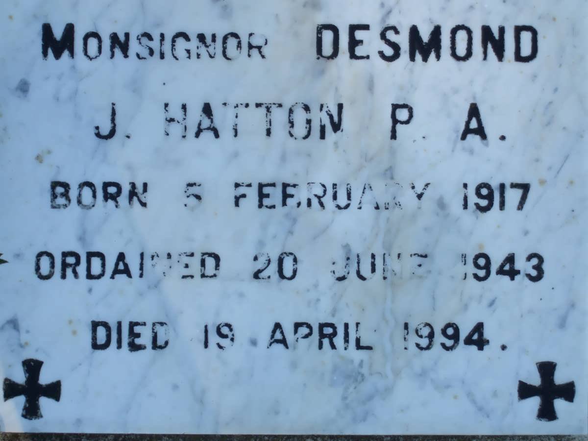 HATTON Desmond J. 1917-1994