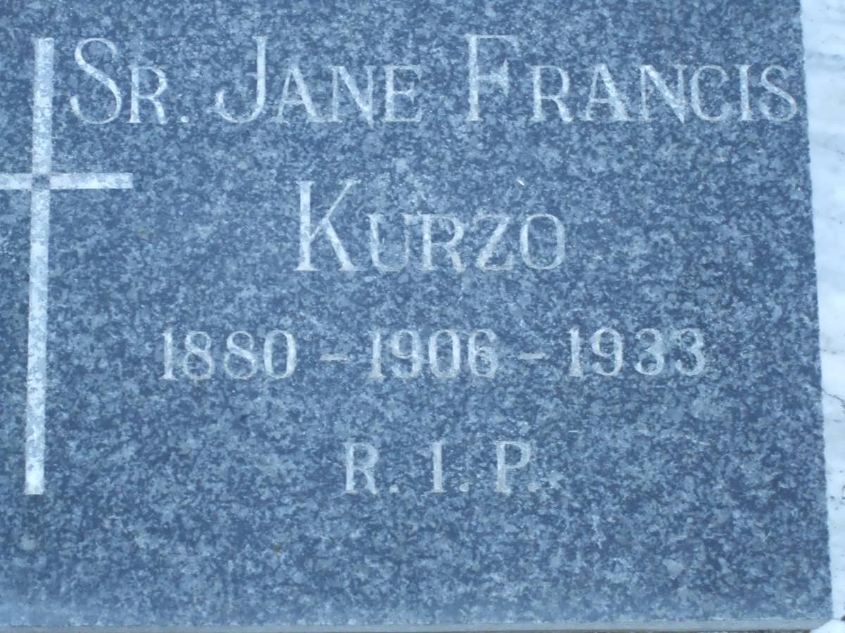 KURZO Jane Francis 1880-1933