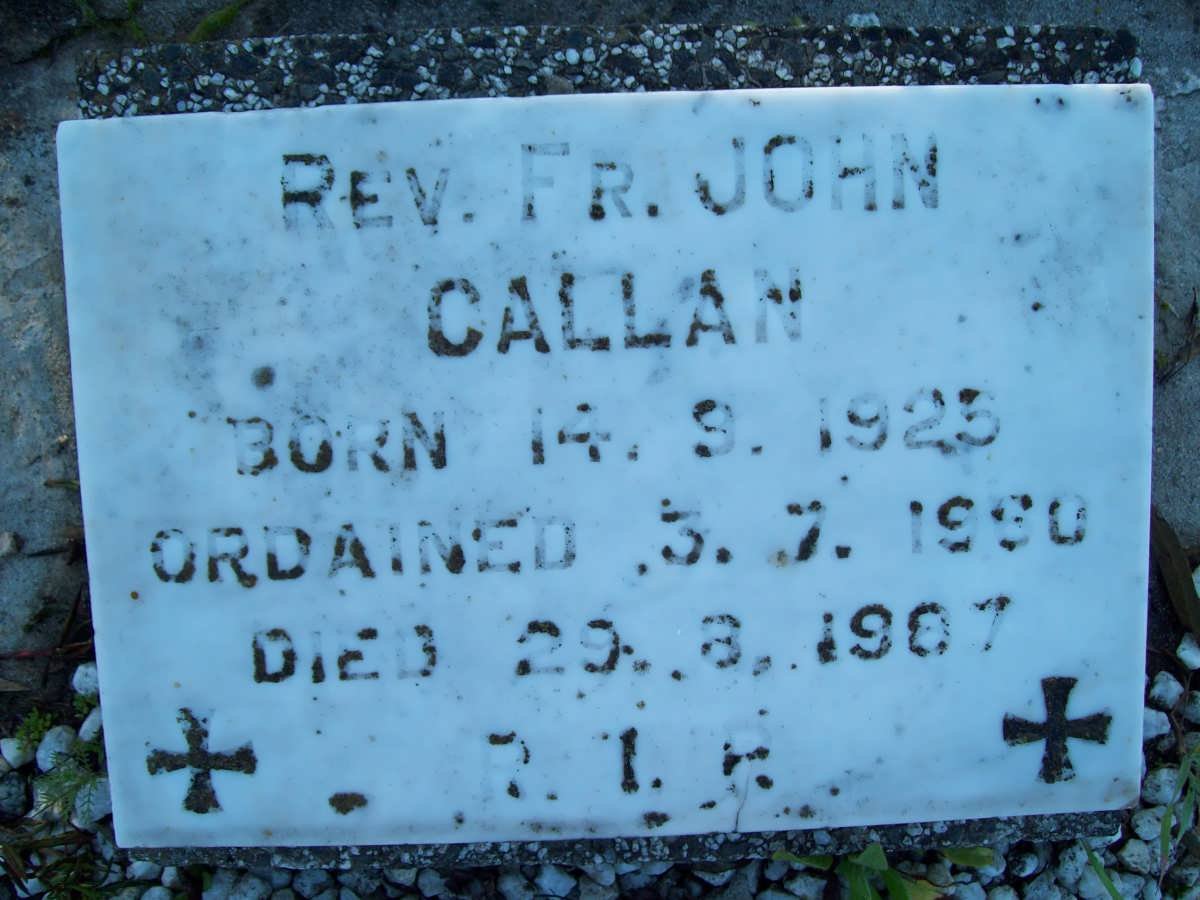 CALLAN John 1925-1987