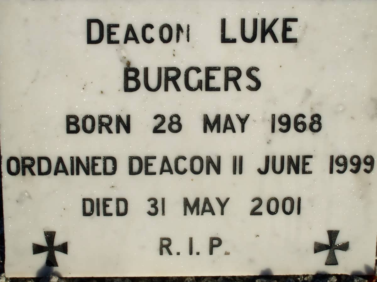 BURGERS Luke 1968-2001