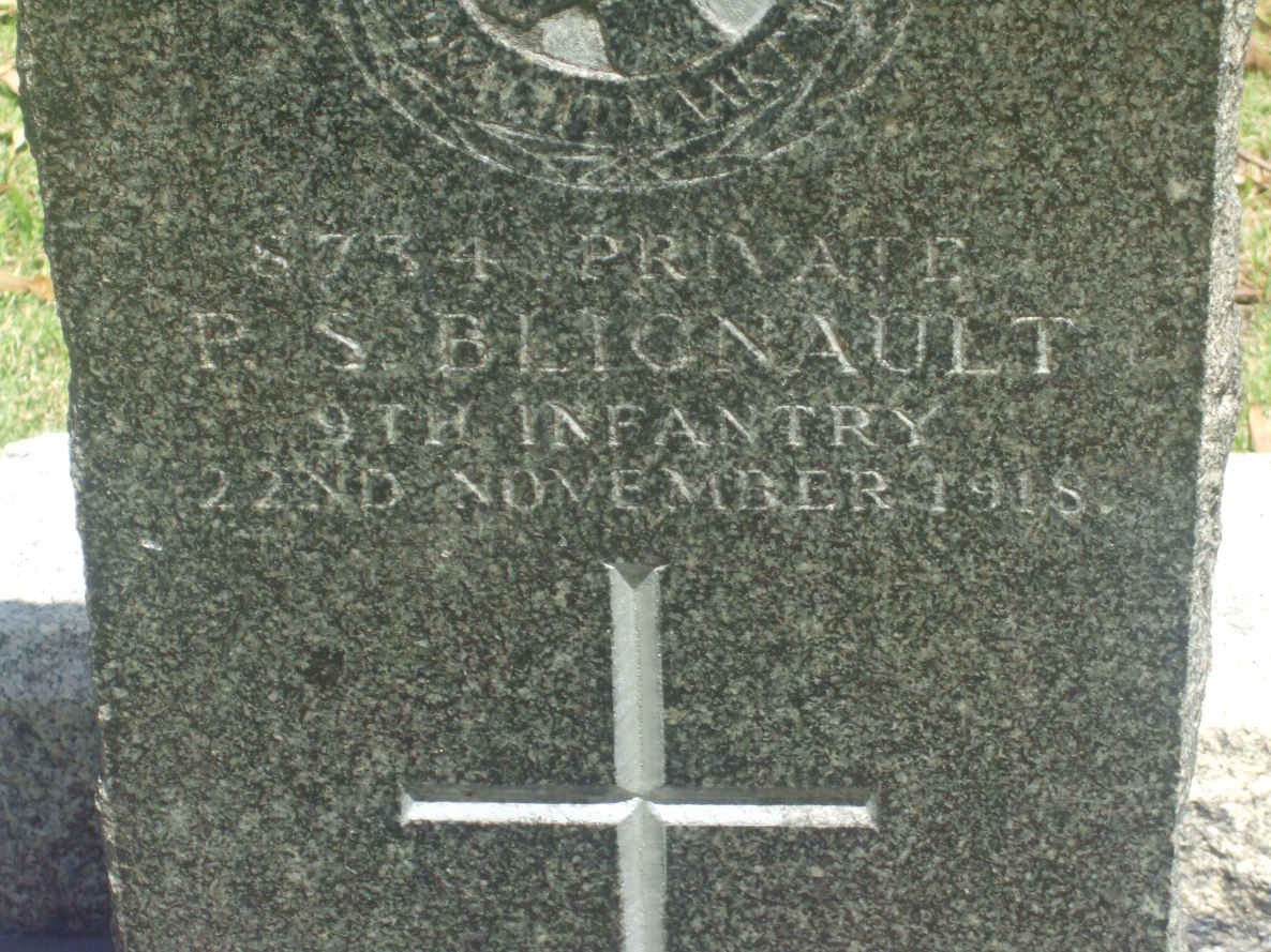 BLIGNAULT P.S. −1918