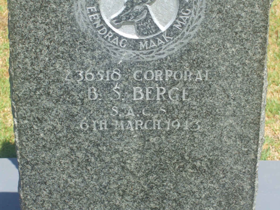BERGE B.S. −1943