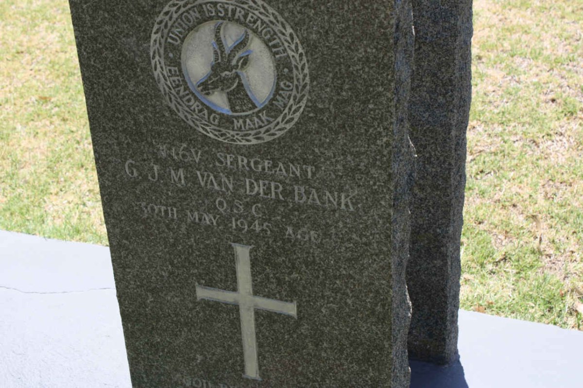 BANK G.J.M., van der -1945