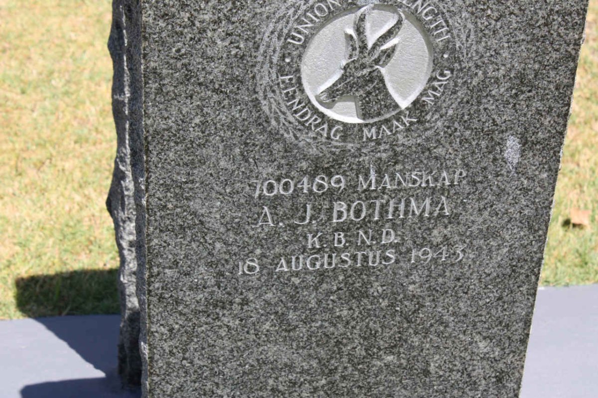 BOTHMA A.J. -1943