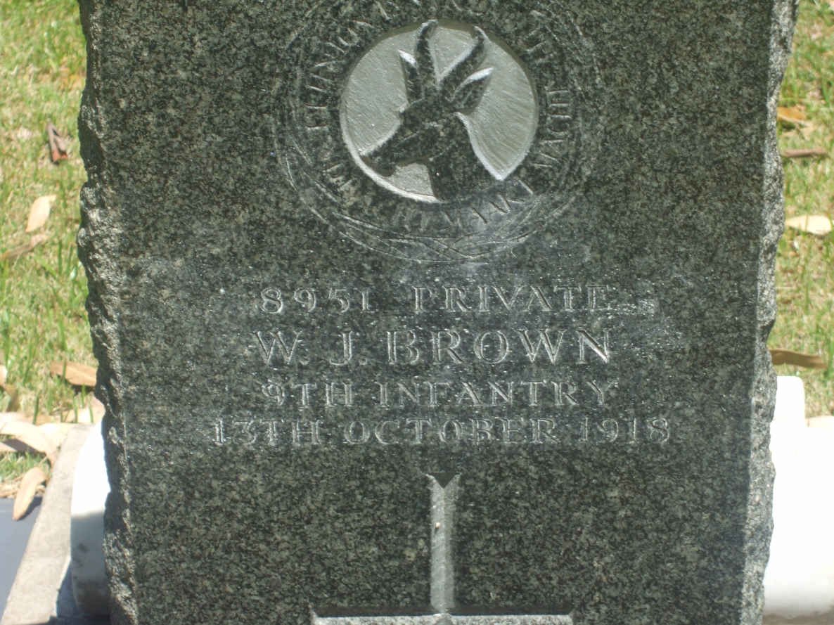 BROWN W.J. −1918