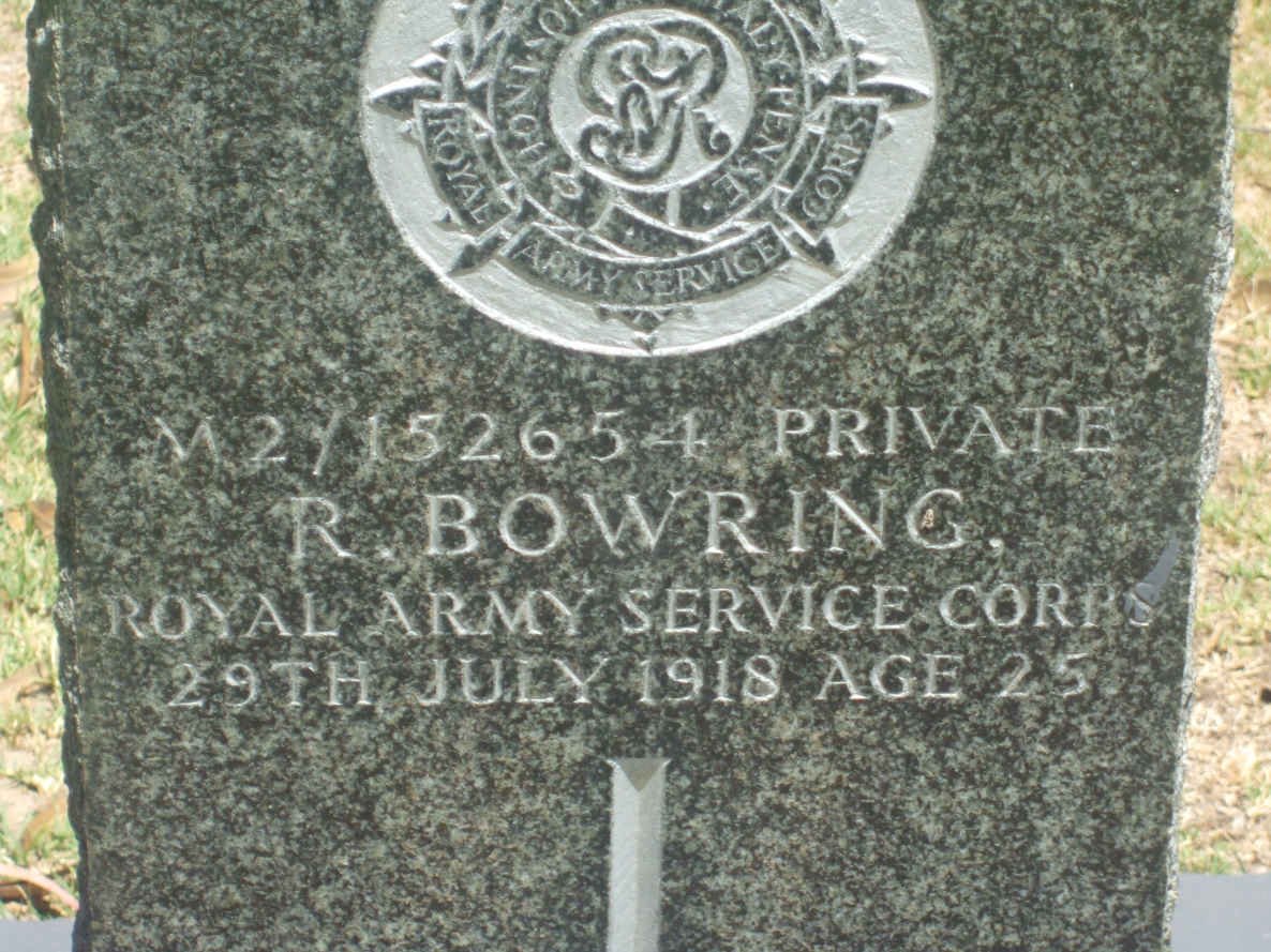 BOWRING R. −1918