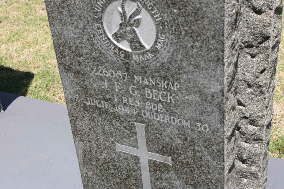 BECK  J.F.G. -1944