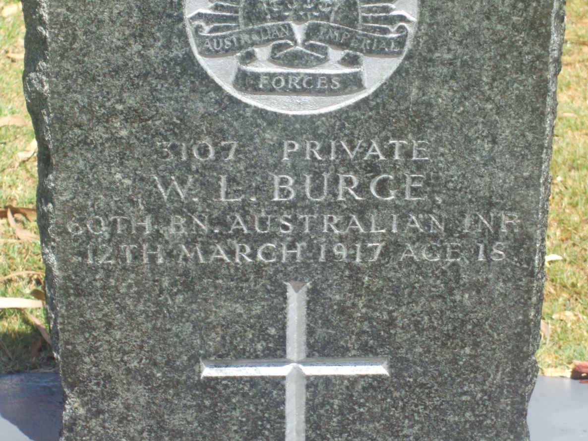BURGE W.L. -1917