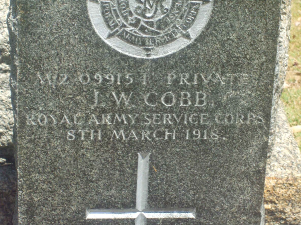 COBB J.W. -1918