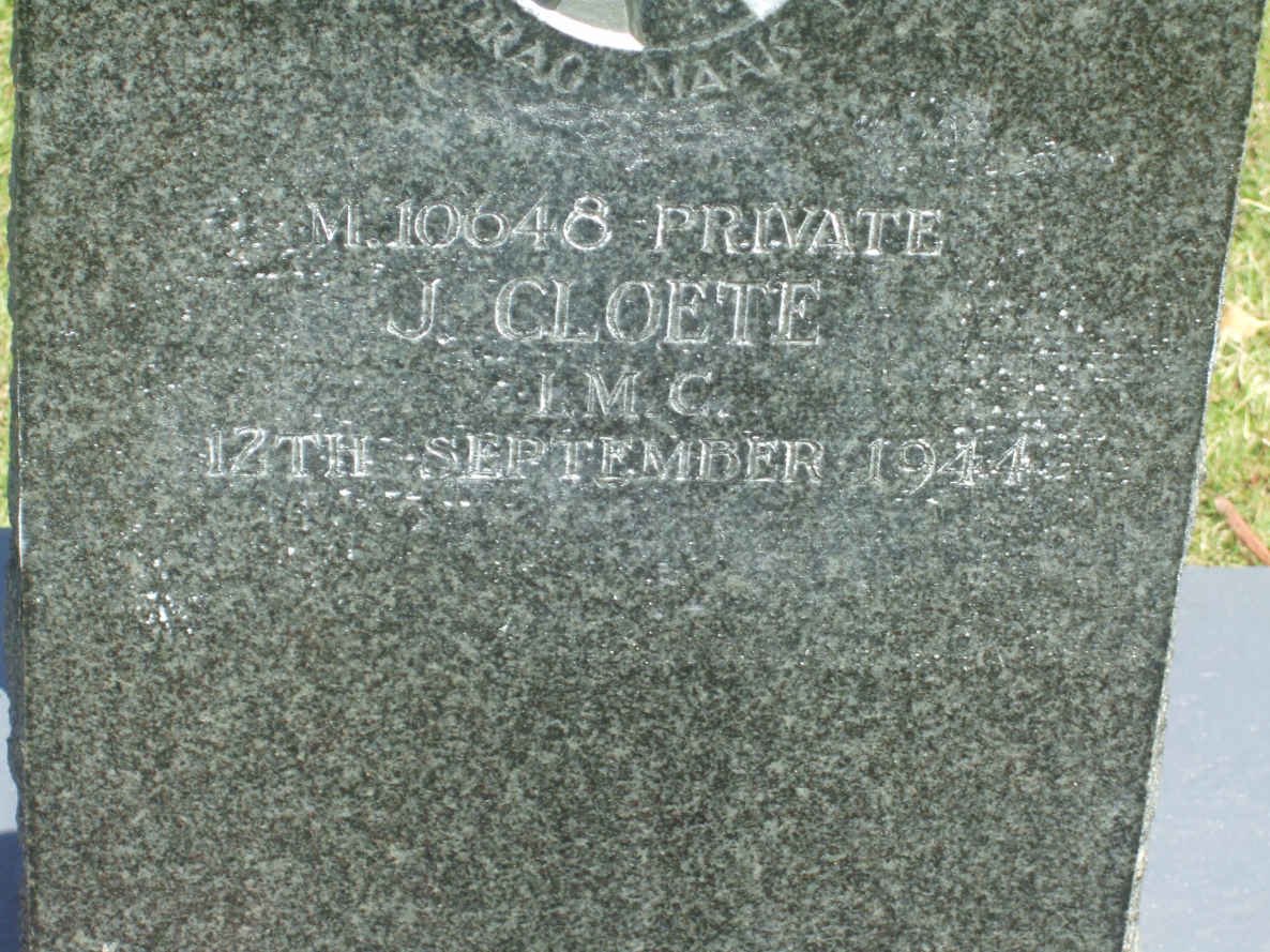 CLOETE J. −1944