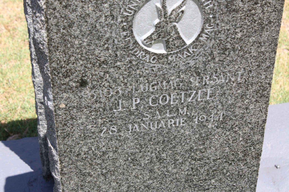 COETZEE J.P. -1944