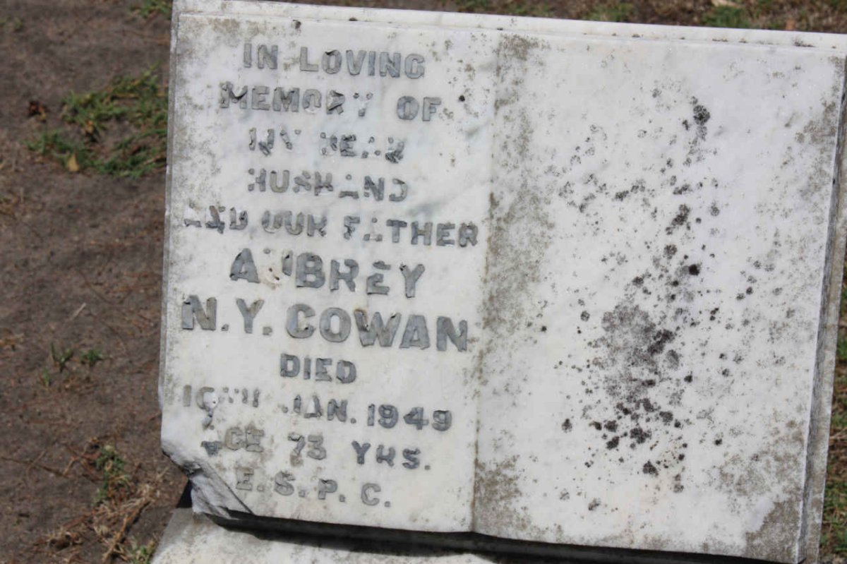 COWAN Aubrey N.Y. -1949