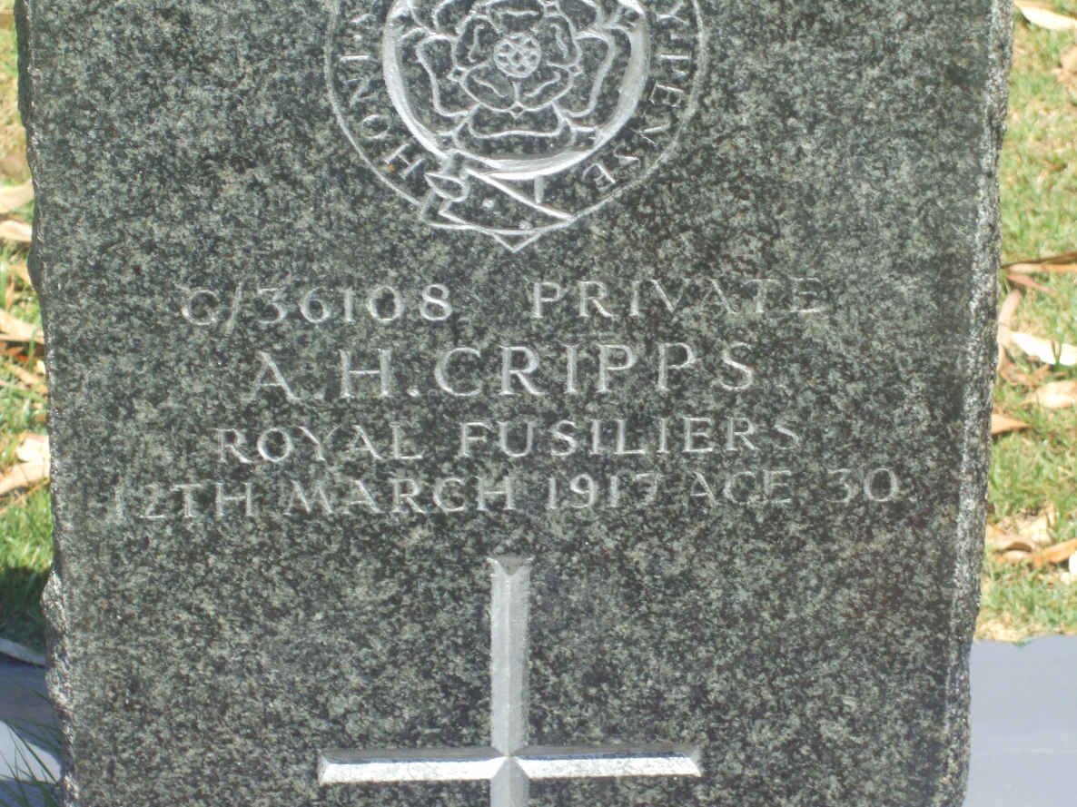 CRIPPS A.H. -1917