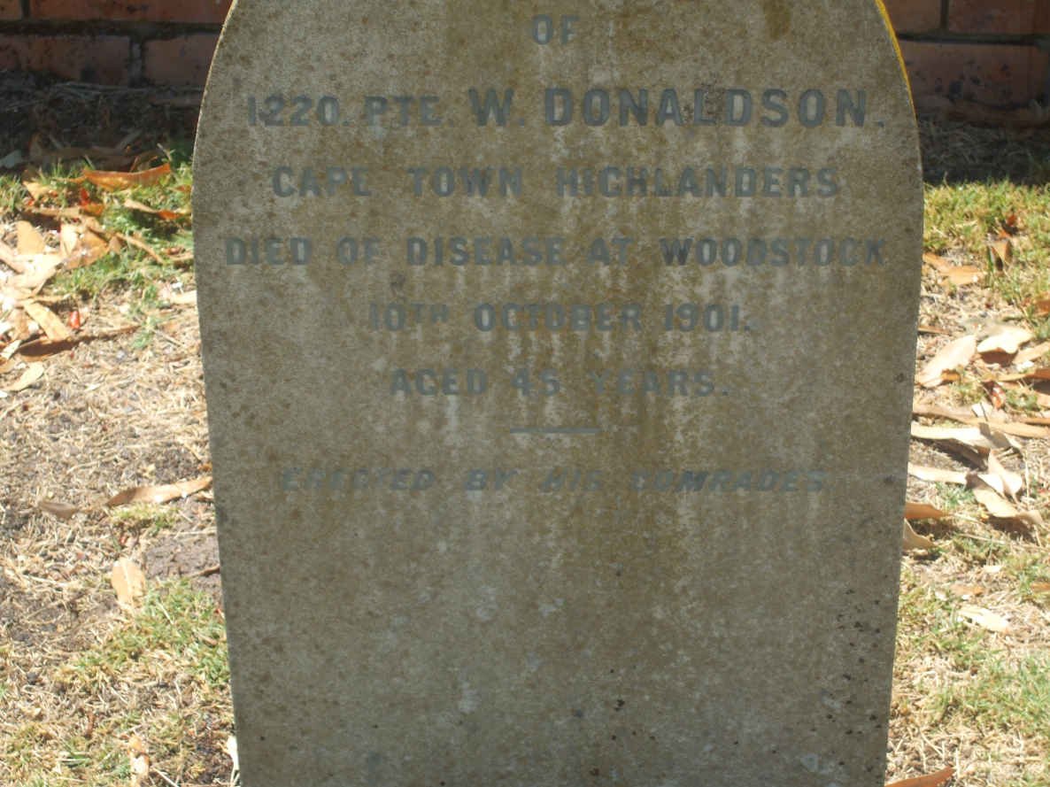 DONALDSON W. -1901