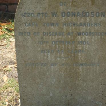 DONALDSON W. -1901