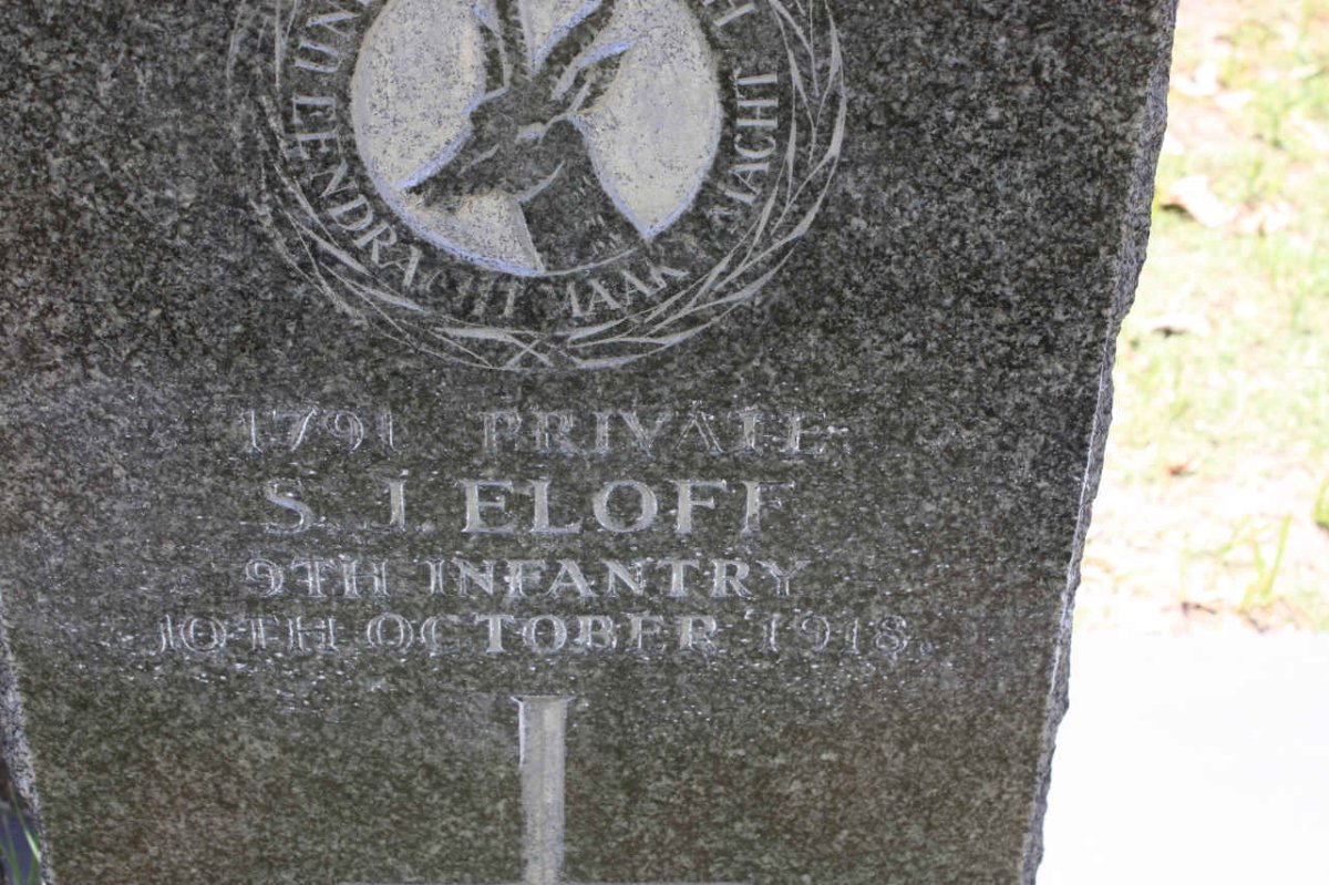 ELOFF S.J. -1918