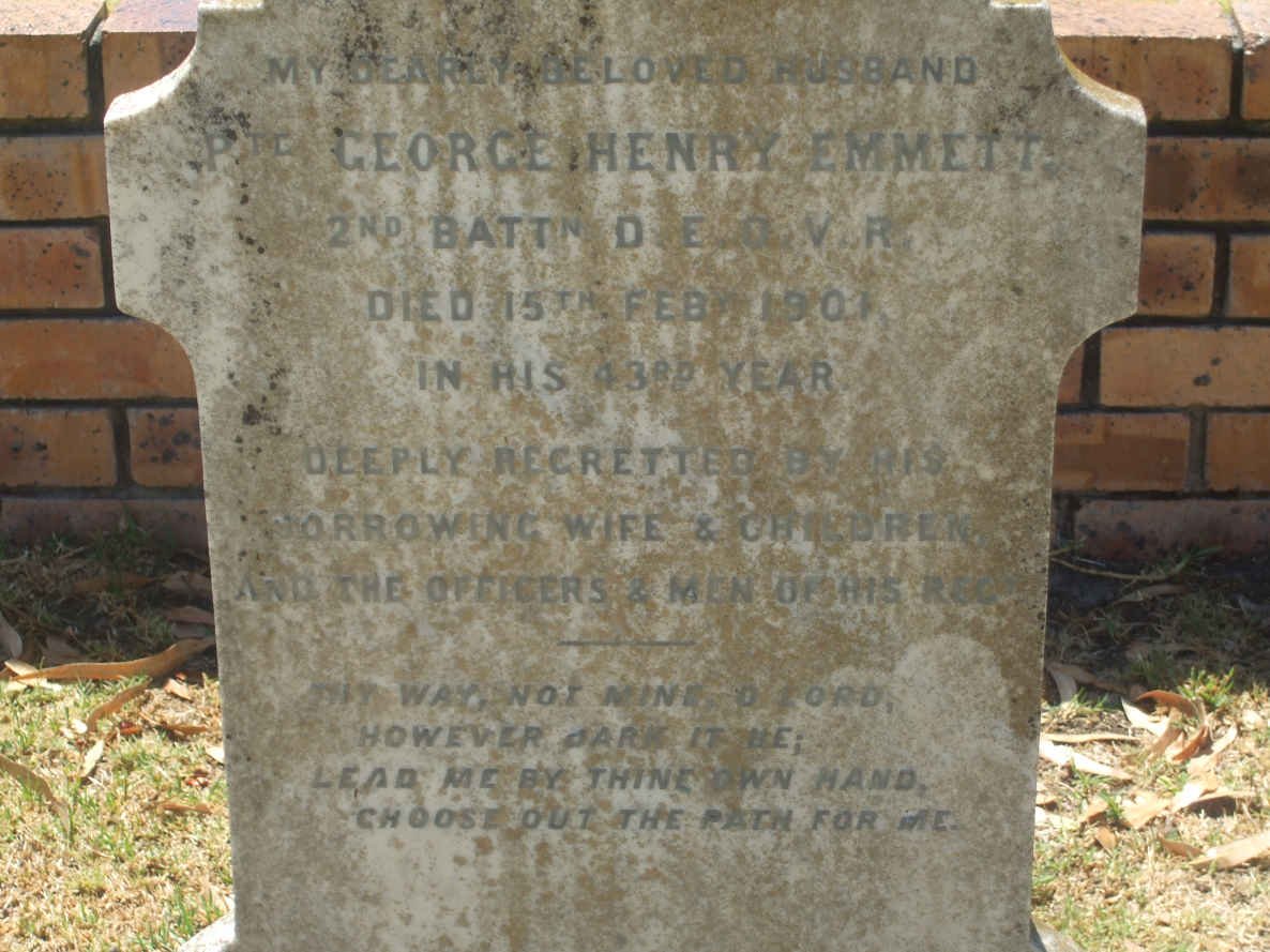 EMMETT George Henry -1901