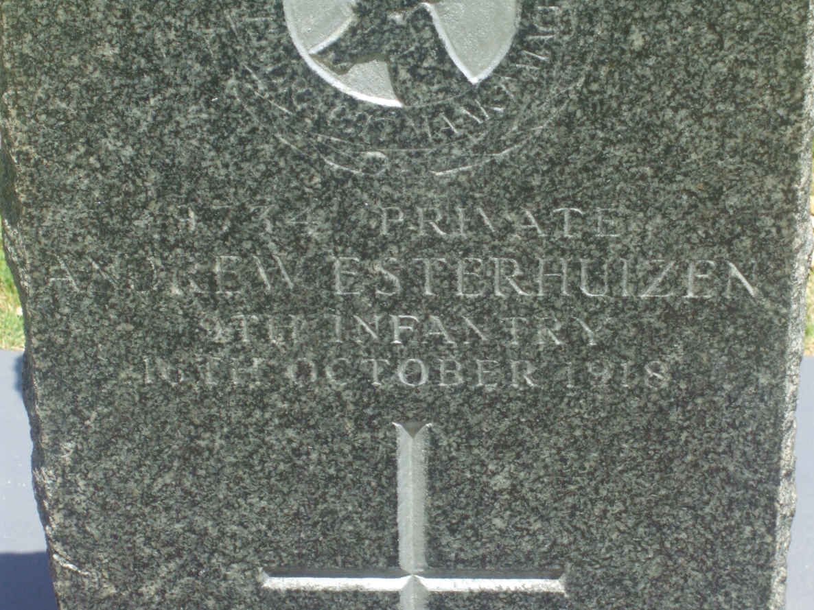 ESTERHUIZEN Andrew −1918