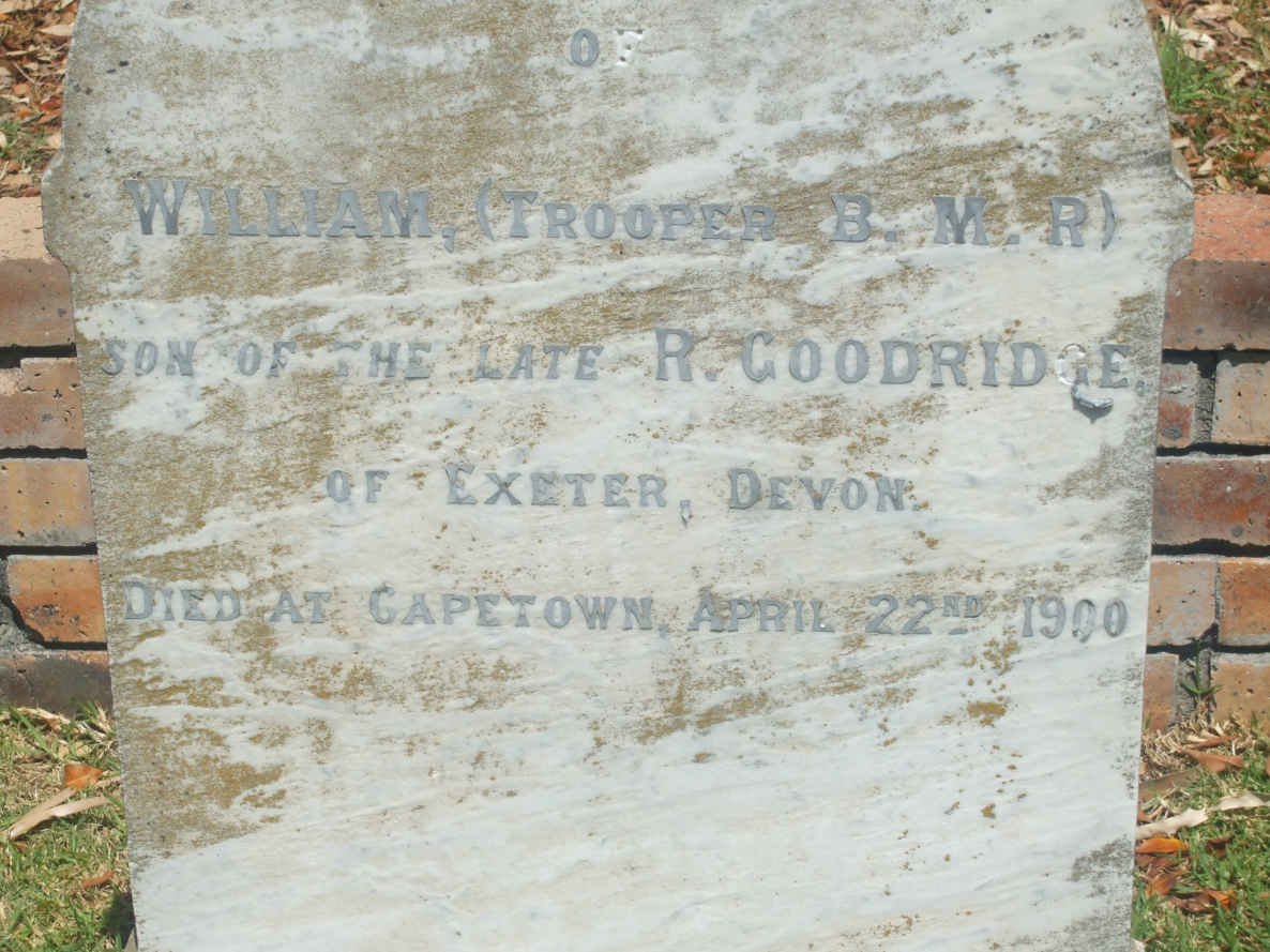GOODRIDGE William -1900
